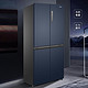Haier 海尔 406升冰箱十字四开门变频一级能效母婴空间+DEO净味保鲜