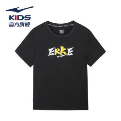 ERKE 鸿星尔克 童装儿童短袖T恤2023夏季新款男童中大童