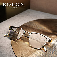 BOLON 暴龙 光学镜架男钛合金复古可配近视眼镜女BT6000