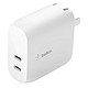 百亿补贴、有券的上：belkin 贝尔金 40W 双口USB-C充电器