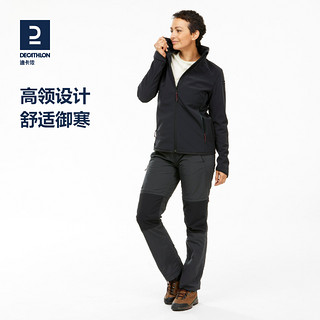 DECATHLON 迪卡侬 山地徒步女软壳保暖摇粒绒外套ODT1