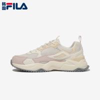 FILA 斐乐 韩国直邮复古跑步鞋 透气轻便网眼男女运动鞋情侣鞋1RM02053F 155白拼粉色 230(36.5码)