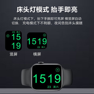 Apple果苹S8华强北手表智能手表iwatch运动血压监测长续航高清大屏男女顶配 午夜黑