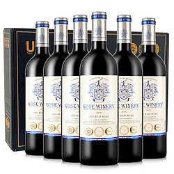 歌思酒庄 法国进口 蓝骑士 干红葡萄酒 750ml*6瓶 整箱礼盒装