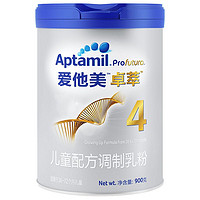 Aptamil 爱他美 】卓萃爱他美儿童奶粉4段900g*6罐 3-6岁配方牛奶粉1358