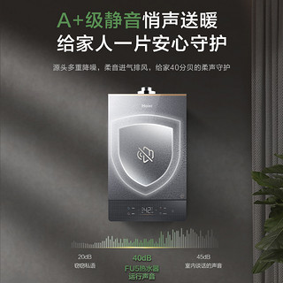 Haier 海尔 新品海尔燃气热水器平衡式浴室可装家用水伺服恒温16L密闭稳燃FU5