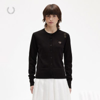 FRED PERRY .Amy女士长袖针织开衫2023夏季新款刺绣SK5147