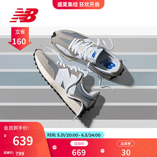 new balance 31日晚8:新百伦327系列运动鞋 MS327LAB