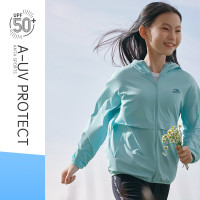 安踏 绝绝紫丨儿童装防晒衣男女童UPF5夏季皮肤衣外套