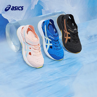 asicsASICS/亚瑟士童鞋夏季新款男女童包头透气镂空时尚运动凉鞋 400蓝花色 33.5码