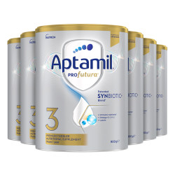 Aptamil 爱他美 澳洲爱他美 白金240亿活性益生菌奶粉 3段 900g*6罐