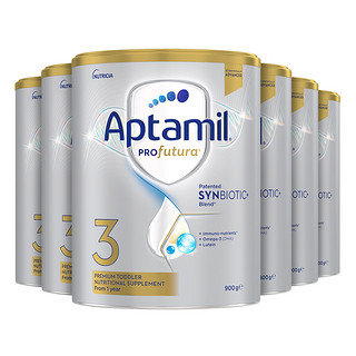 今日必买：Aptamil 爱他美 澳洲白金 婴幼儿奶粉 3段 900g*6罐装