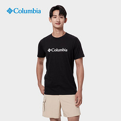 Columbia 哥伦比亚 春夏情侣同款城市户外男女运动短袖T恤JE1586