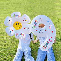 宫薰 数字气球生日派对场景布置装饰气球惊喜送女孩周年纪念宝宝周岁9