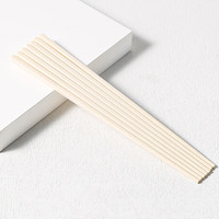 佳驰(JIACHI)佳驰白色密胺筷10双装商用酒店不锈不发霉防滑筷子24cm