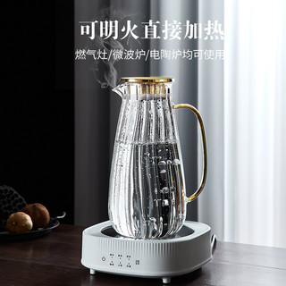 高颜值冷水壶家用客厅装凉白开水杯玻璃耐高温水壶泡凉茶瓶大容量