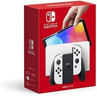 prime会员：Nintendo 任天堂 Switch(* EL 模型)Joy-Con(L)/(R) 白色