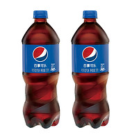 pepsi 百事 可乐 Pepsi 汽水 碳酸饮料 1L*2瓶 (新老包装随机发货) 百事出品