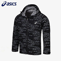 ASICS 亚瑟士 夹克男款夜光防泼水夜跑外套2011C085-002