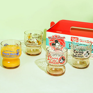 ADERIA 阿德利亚 礼盒玻璃杯套装Disney联名日本进口石塚硝子可爱情侣结婚礼