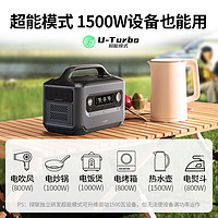 UGREEN 绿联 星辰户外电源GS600W大功率680Wh大容量 220V快充移动储能应急备用