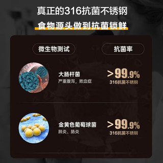 慕馨（moosen）保温壶杯户外大容量旅行壶车载便携水壶暖壶 黑色3000ML抗菌内胆-可装6斤水 三年免费换新