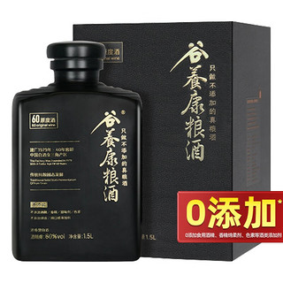 谷养康 纯粮食原浆 60%vol 浓香型白酒 1500ml 坛装