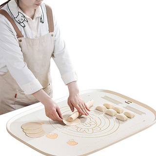 揉面硅胶垫和面垫子加厚食品级擀面垫和面板家用面食烘焙塑料案板
