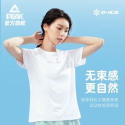 PEAK 匹克 短袖女丨果冻T冰巢科技T恤夏季新款冰丝上衣休闲宽松透气半袖