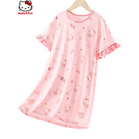 Hello Kitty 凯蒂猫 女童短袖家居裙 CKT017 粉色 160码