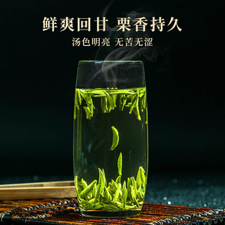 天府龙芽送亲戚礼盒装2023年新茶绿茶茶叶高档特级送长辈礼品送家人120g