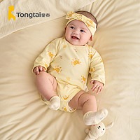 Tongtai 童泰 四季1-18个月新生儿婴幼儿男女宝宝纯棉家居休闲肩开包屁衣