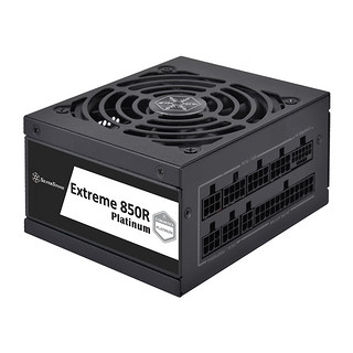 SilverStone 银昕 银欣 银昕 额定850W EX850R-PM白金牌SFX全模小电源(全日电容/智能启停/支持4090显卡）