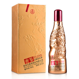 酒仙网 密鉴（艺术金）五粮液股份出品52度500ml