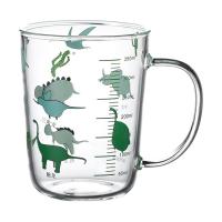 朴原良品 耐热玻璃牛奶杯 小恐龙