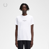 FRED PERRY男士短袖T恤2023夏季新款休闲胸前麦穗字母刺绣潮M4580