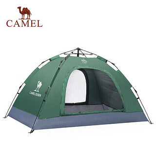 CAMEL 骆驼 户外帐篷郊游露营防雨防晒2-3人加厚自动免搭速开帐篷 C008-1红色 A9SPQC008-1红色