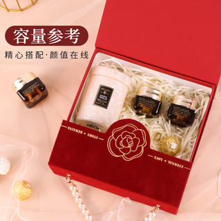 TaTanice 礼品盒 山茶花礼物盒生日礼物盒空盒包装盒礼盒结婚高级伴手礼盒