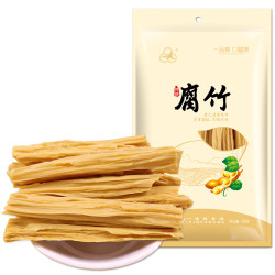 一品爽 南北干货 腐竹168g 黄豆制品干豆腐 干豆腐皮 原浆腐皮豆皮 始于1991