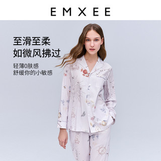 嫚熙夏季孕妇睡衣哺乳纱罗薄款月子服产后家居服
