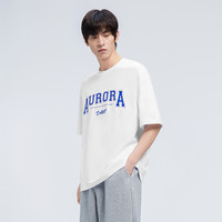 GXG男装夏季潮流印花圆领情侣字母短袖T恤 卡通趣味T 180/XL