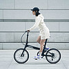 HIMO 碳纤维折叠自行车C6  碳纤黑 1辆/箱