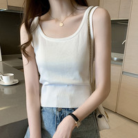 唐狮 TONLION吊带背心女2023夏季新款宽肩带小众简约打底衫韩系chic