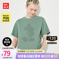 UNIQLO 优衣库 MICKEY STANDS系列 458601 男女款印花T恤