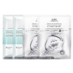 HERBORIST 佰草集 新七白透亮冻干面膜 2片+润泽兰面膜 2片