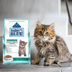 Blue Buffalo 蓝馔 蓝爵幼猫粮BlueBuffalo无谷鸡肉1-12月奶糕高蛋白猫粮2磅