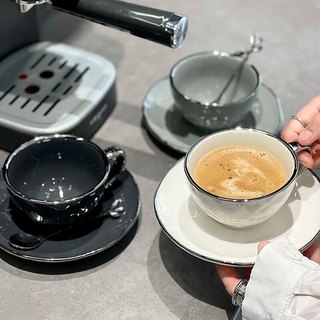 GUYOU 古莜 咖啡杯套装ins陶瓷茶具茶杯欧式复古下午茶6杯碟套装 咖啡杯碟套装