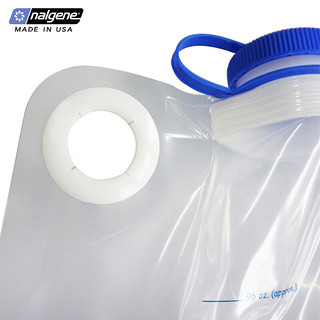 乐基因（Nalgene）进口大容量户外运动宽口弹性折叠水袋太空杯 2575-0032_1000m.l