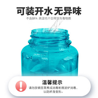 乐基因（Nalgene）美国进口nalgene大容量水杯塑料运动便携耐高温水壶1000M·L男女生 樵木色500M·L