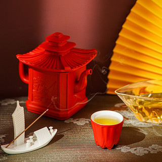 大英博物馆茶具套装欧式中国风一壶四杯茶香礼盒送长辈送朋友六一儿童节礼物 一壶四杯茶香礼盒